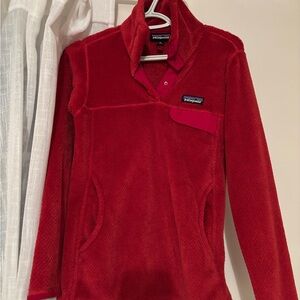 Patagonia Red Fleece Pullover